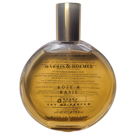 Harris & Holmes Rose & Basil on Decantalize sample decant