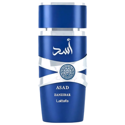 Lattafa ASAD Zanzibar on Decantalize sample decant