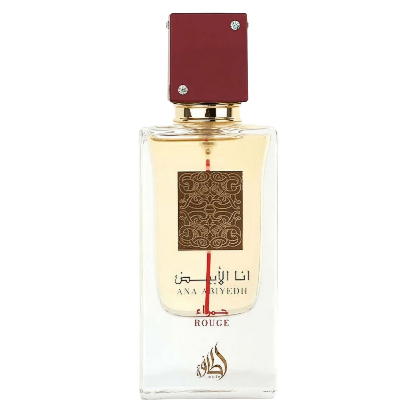 Lattafa Ana Abiyedh Rouge on Decatalize sample decant