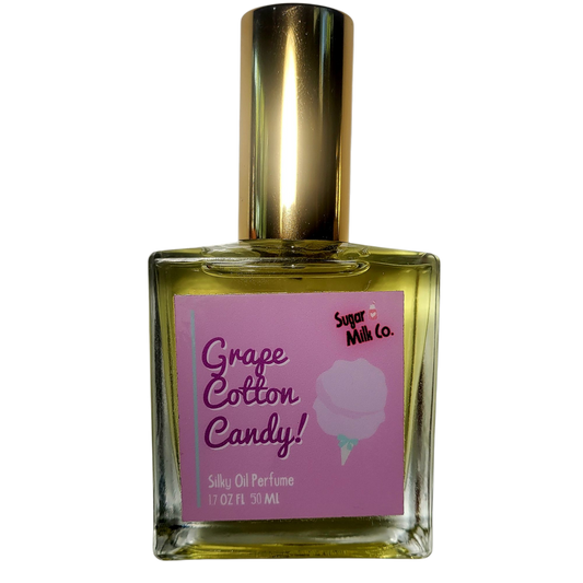Sugar Milk Co. Grape Cotton Candy on Decantalize sample decant