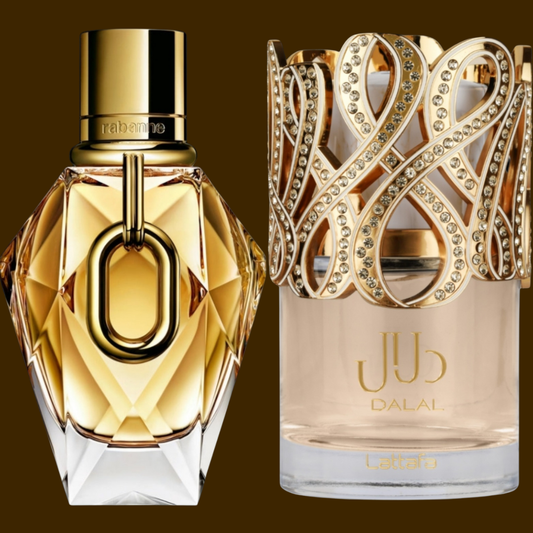 Rabanne Million Gold for Her vs. Lattafa Dalal