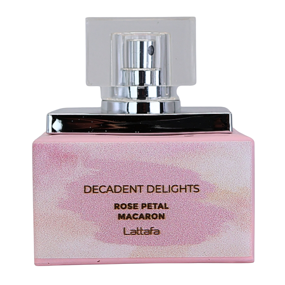 Lattafa Decedent Delights Rose Petal Macaron