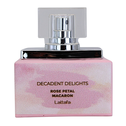 Lattafa Decedent Delights Rose Petal Macaron